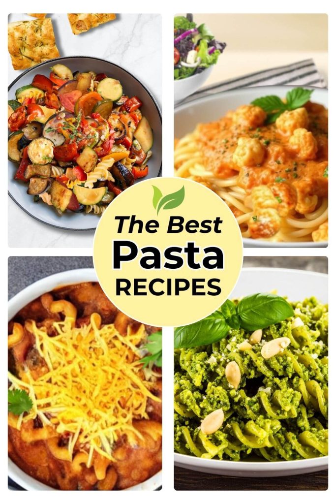 Four photos of pasta recipes for the best pasta collection