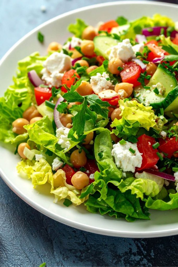 Plate of French Chopped Salad