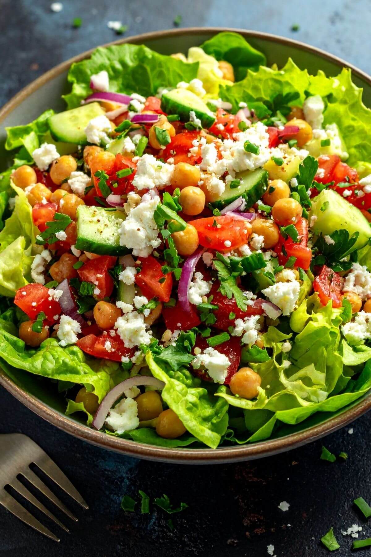 Plate of French Chopped Salad