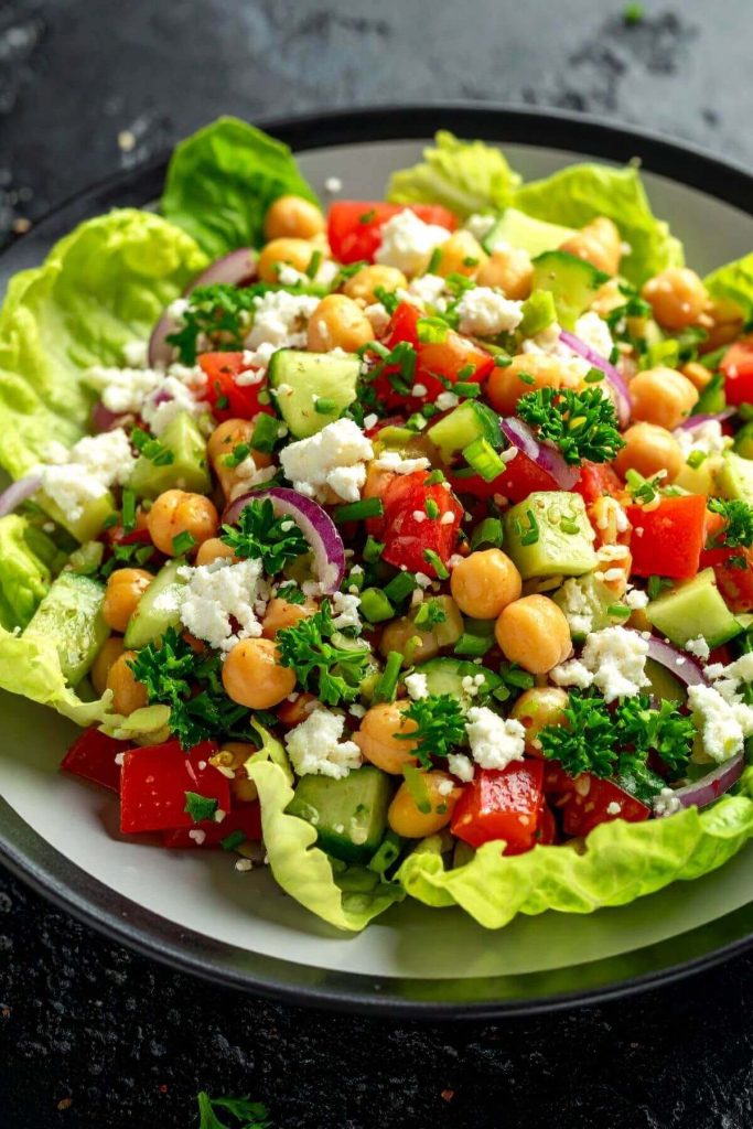 Plate of French Chopped Salad